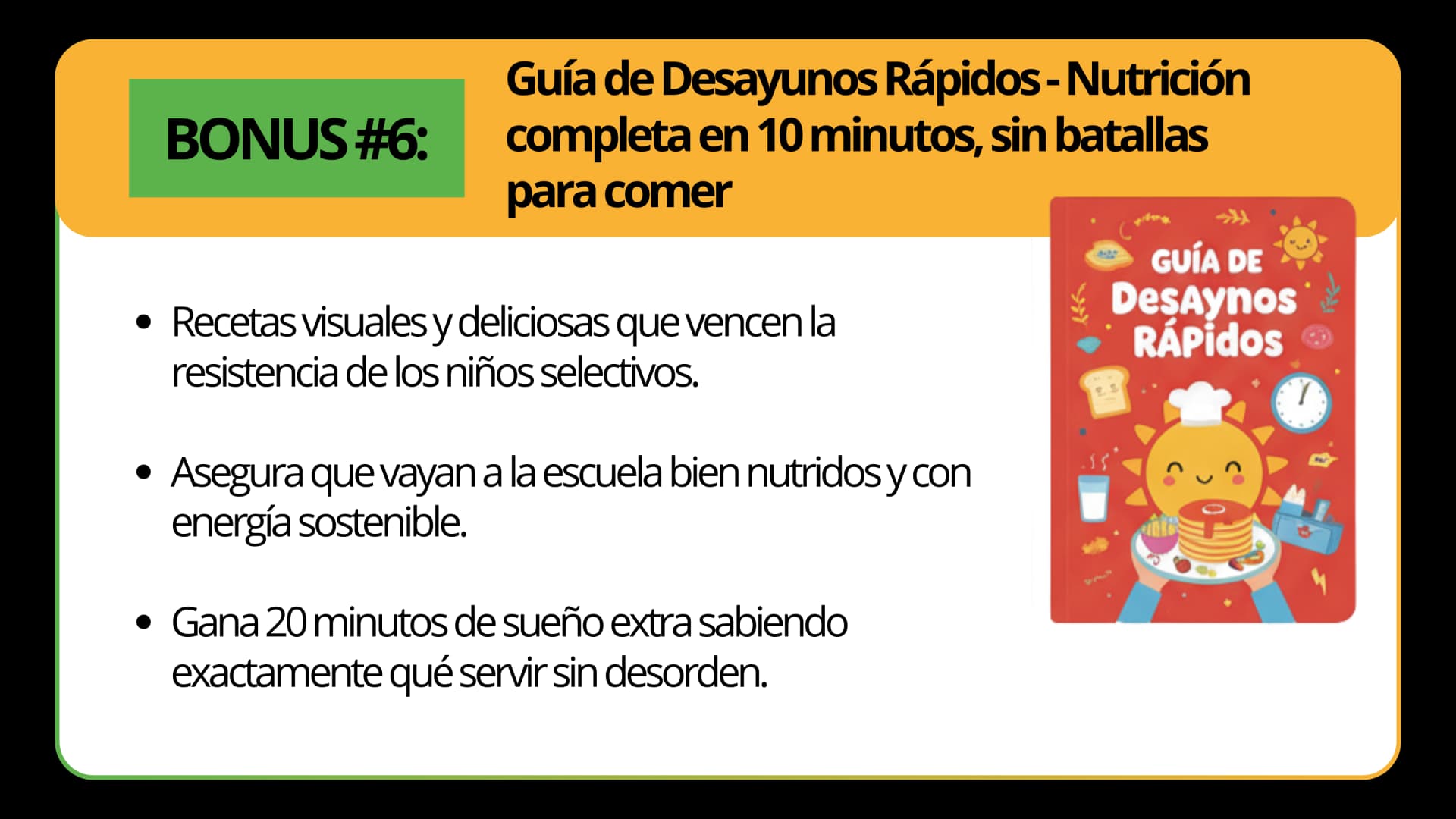 BONUS #6: Guia de Desayunos Rapidos