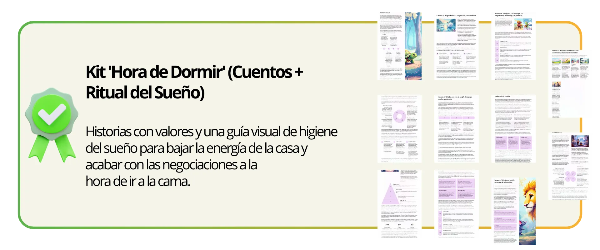 Kit Hora de Dormir - Cuentos y Ritual del Sueno